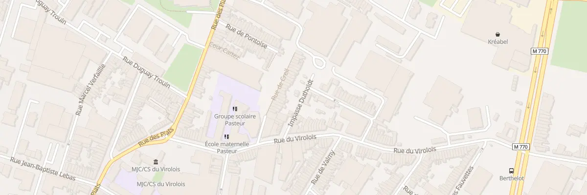 Plan du 17 Imp Duthoidt Rue du Virolois à Neuville-en-Ferrain