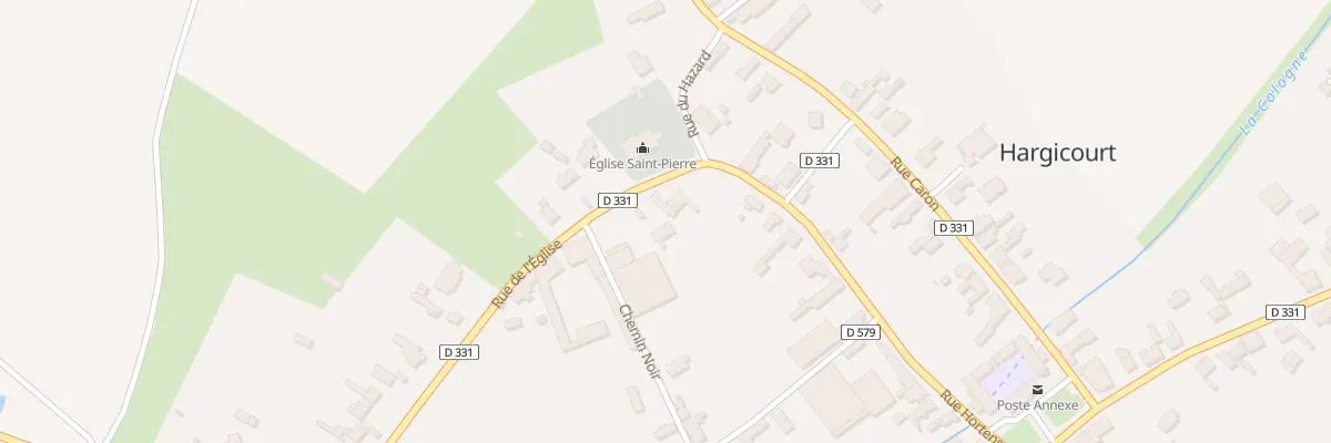 Plan du 5 Rue de l’Eglise à Hargicourt