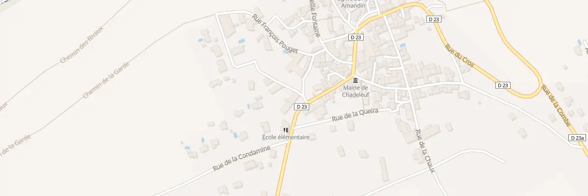 Plan du 8 Rue du Mont-mouchet à Chadeleuf