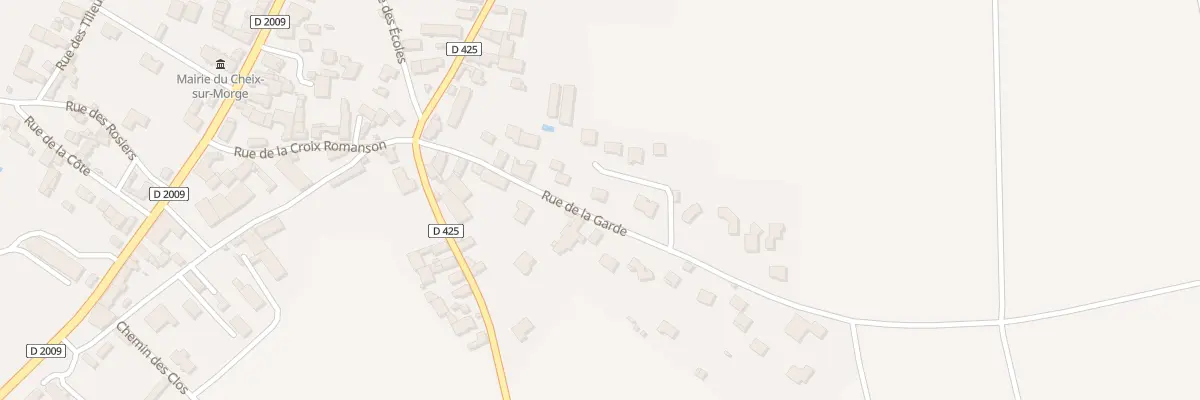 Plan du 15 Rue de la Garde au Cheix-sur-Morge