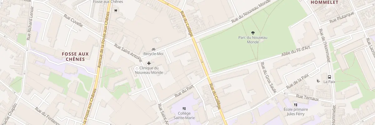 Plan du 151B Rue du Collège à Roubaix