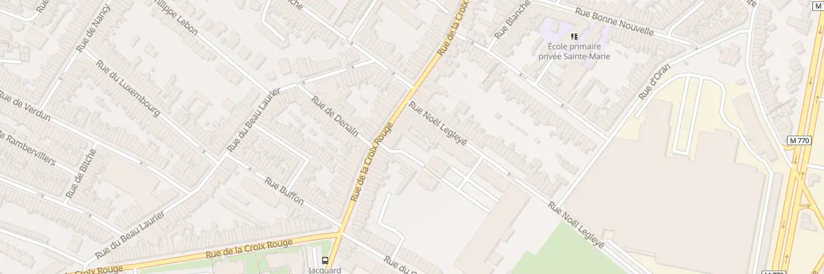 Plan du 218 Rue de la Croix Rouge à Tourcoing