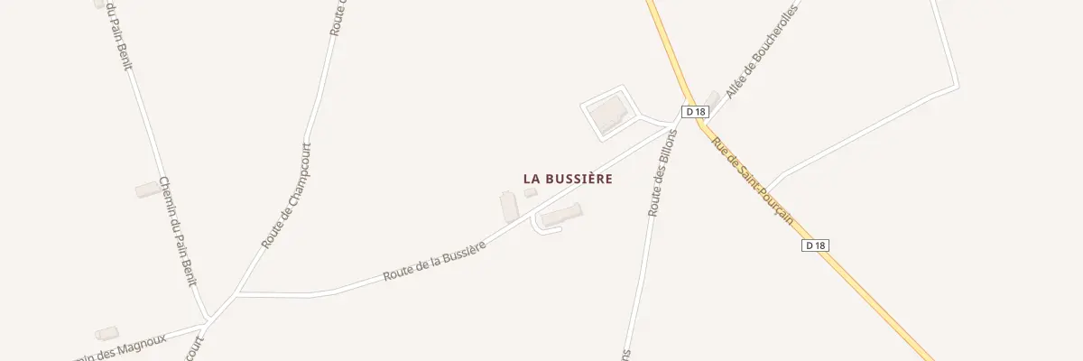 Plan du 5143 La Bussiere à Treban
