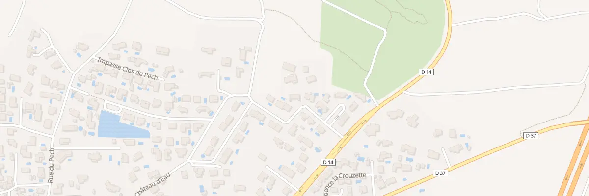 Plan du 9 Rue du Puech Majou à Lespignan
