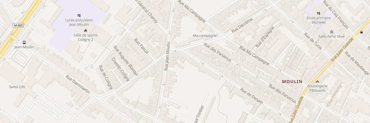 Plan du 8 Rue de Denain à Roubaix