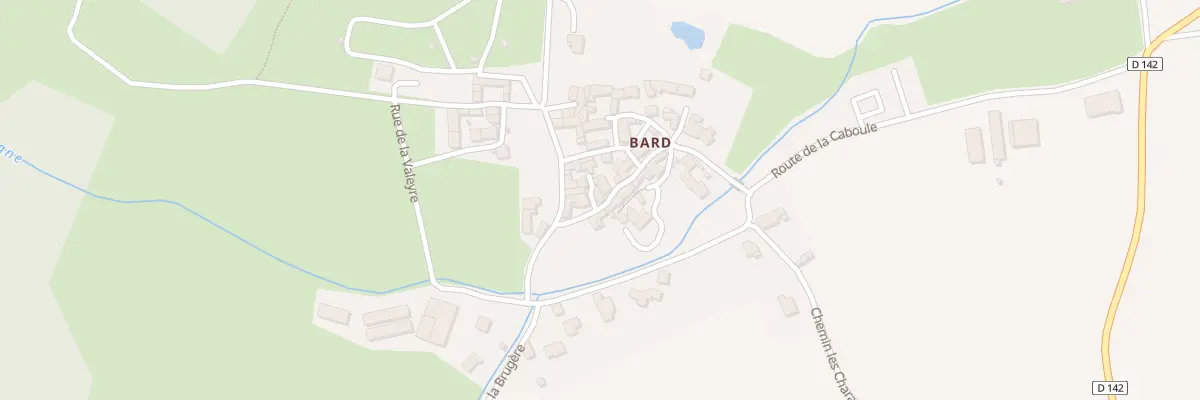 Plan du 6 Rue des Caves (bard) à Boudes