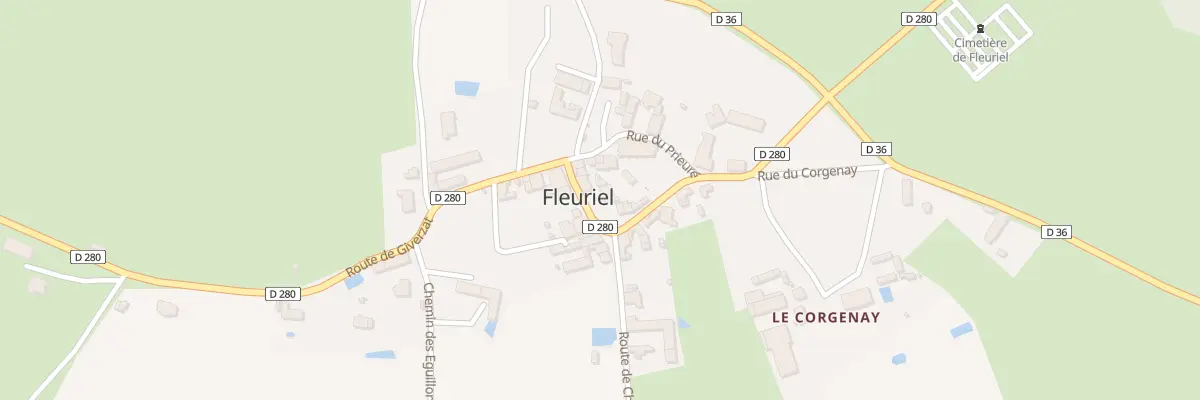 Plan du 3 Rue des Anciens Commerce à Fleuriel