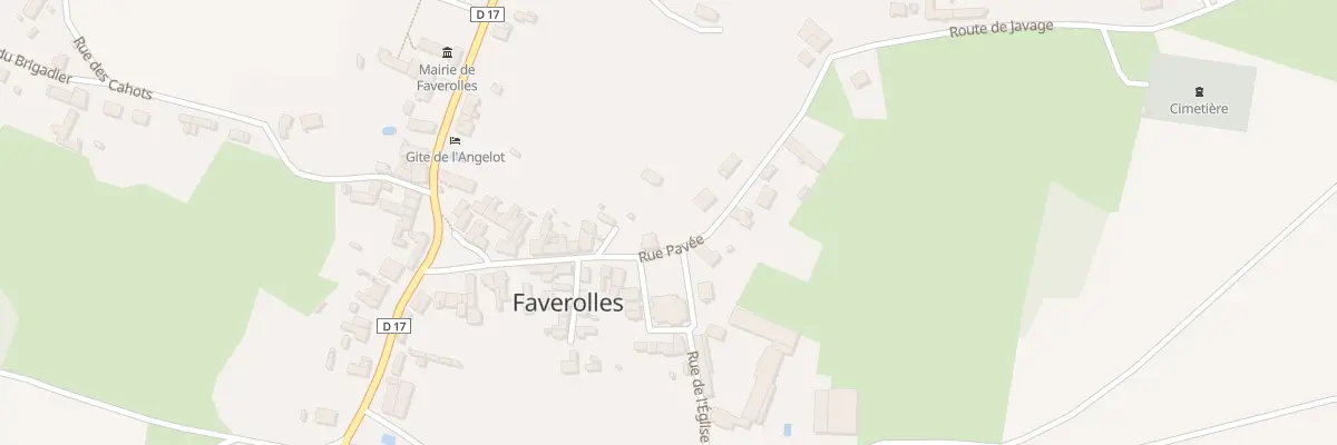 Plan du 11 Rue Pavée à Faverolles