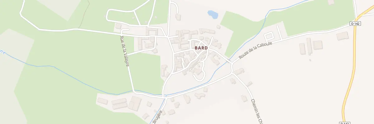 Plan du 9003 Rue des Caves (bard) à Boudes