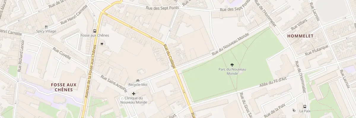 Plan du 132 Rue du Collège à Roubaix