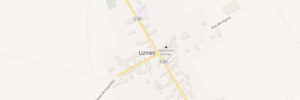 Plan du 2B Rue Saint Georges à Lizines