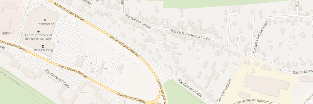Plan du 40 Rue Gabriel Valette à Nevers