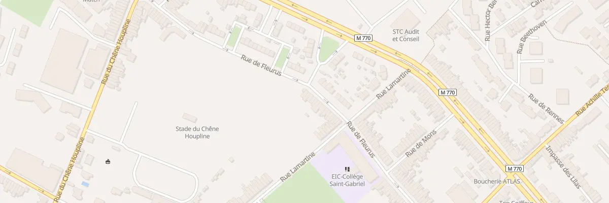 Plan du 124 Rue de Fleurus à Tourcoing