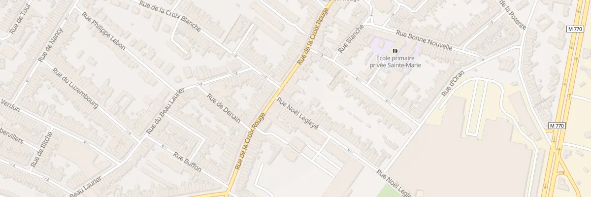 Plan du 230 Rue de la Croix Rouge à Tourcoing