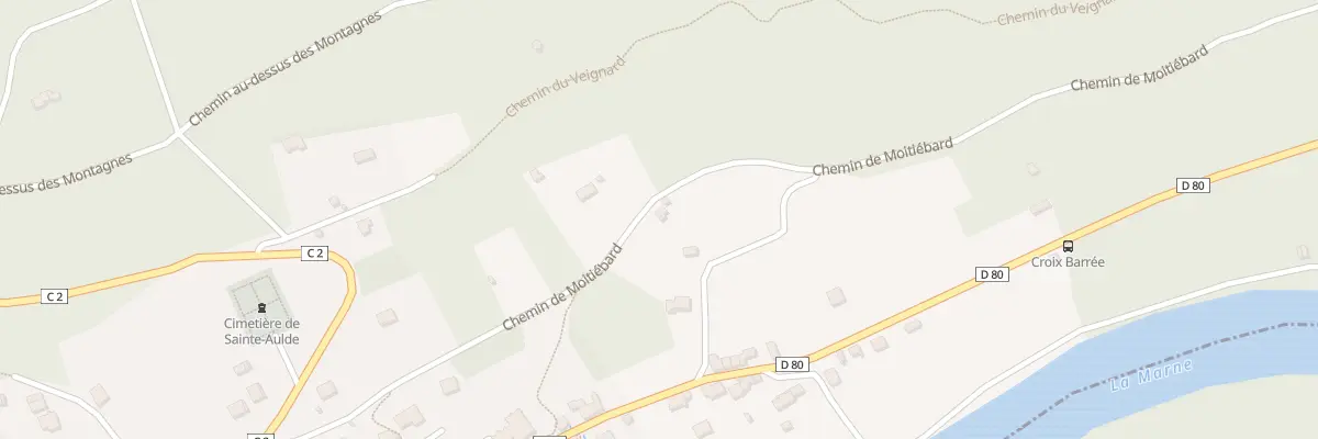 Plan du 9004 Che de Moitiébard à Sainte-Aulde