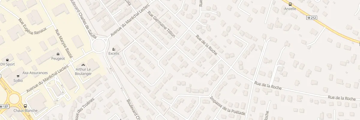 Plan du 2 Rue Ludovic Trarieux à Cournon-d’Auvergne