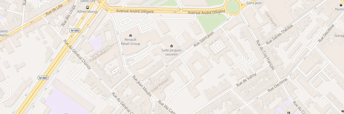 Plan du 41 Rue Saint-Jean à Roubaix