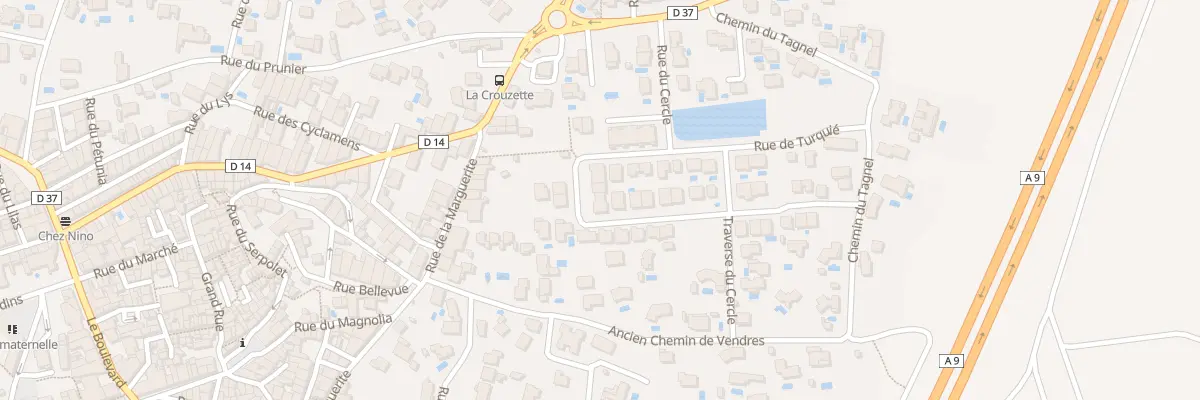 Plan du 22 Rue du Cercle à Lespignan