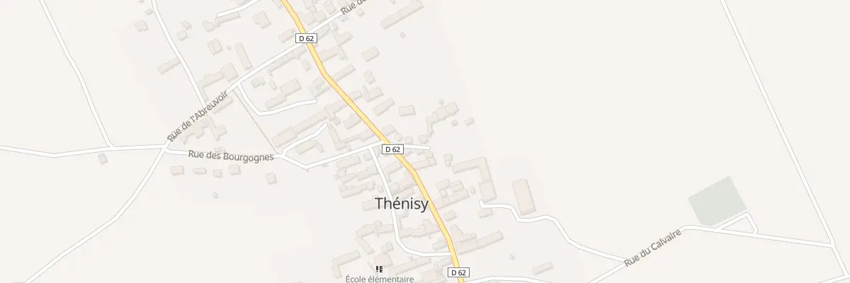 Plan du 2 Imp des Violettes à Thénisy