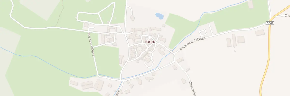 Plan du 9009 Rue des Caves (bard) à Boudes