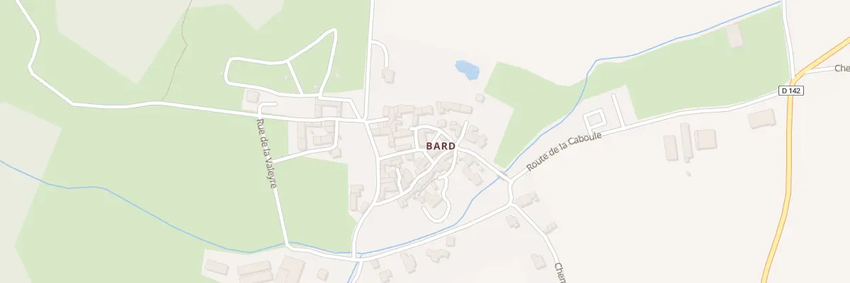 Plan du 9002 Pl du Four (Bard) à Boudes