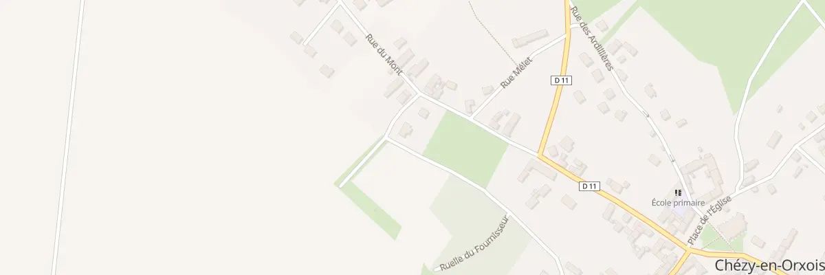 Plan du 14 Rue des Fournisseurs à Chézy-en-Orxois