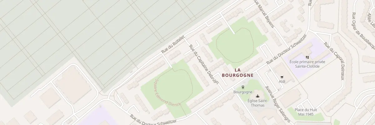 Plan du 23 Rue du Capitaine Debruyn à Tourcoing