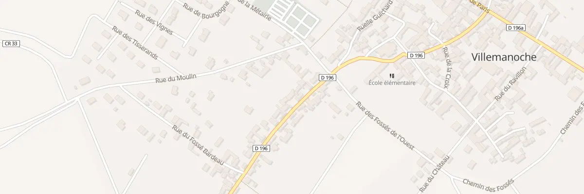 Plan du 28 Rue de la Cave Courteau à Villemanoche