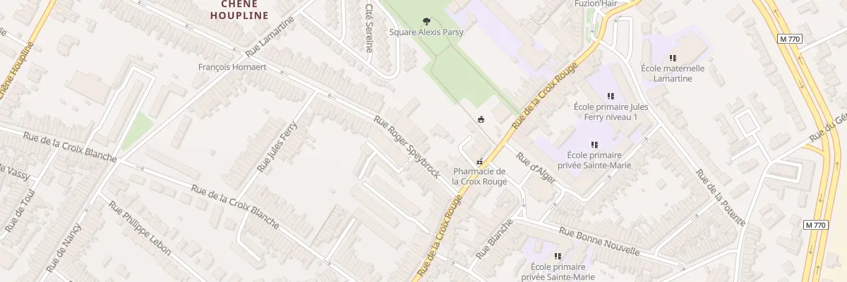 Plan du 24 Rue Roger Speybrock à Tourcoing