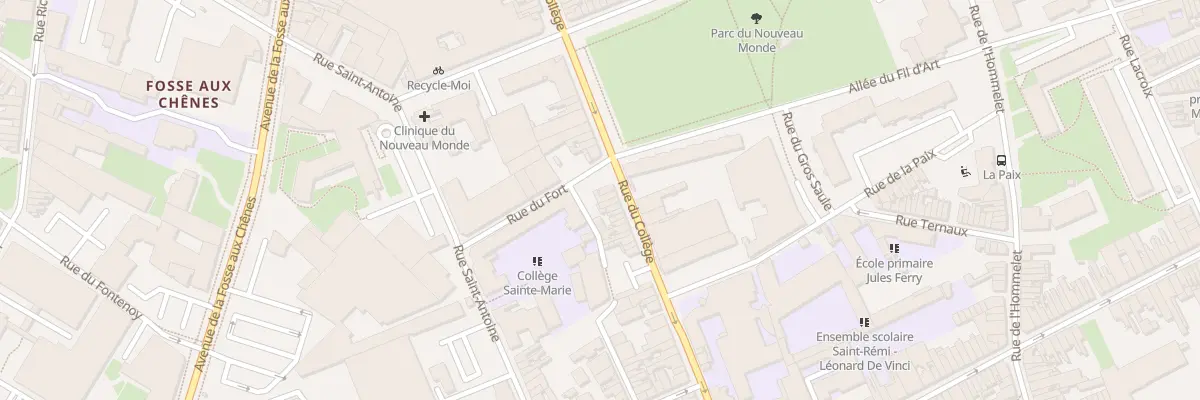 Plan du 139 Rue du Collège à Roubaix