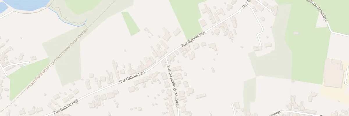 Plan du 73 Rue Gabriel Peri à Flines-lez-Raches