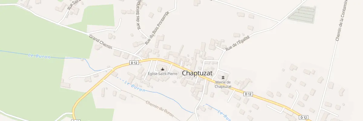 Plan du 26 Rte du Château à Chaptuzat
