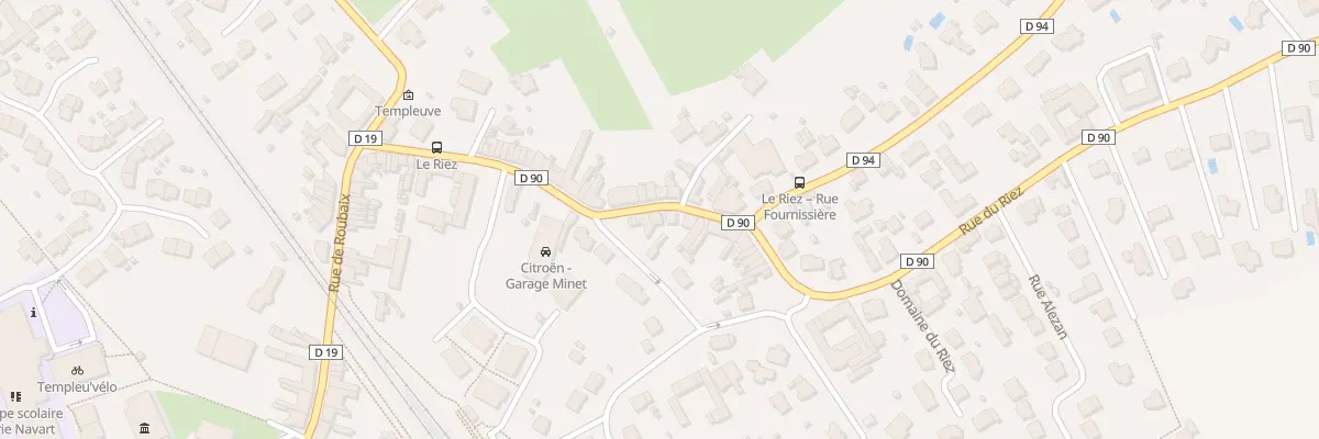 Plan du 34B Rue du Riez à Templeuve-en-Pévèle