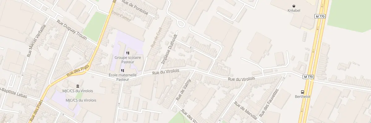 Plan du 97 Rue du Virolois à Tourcoing