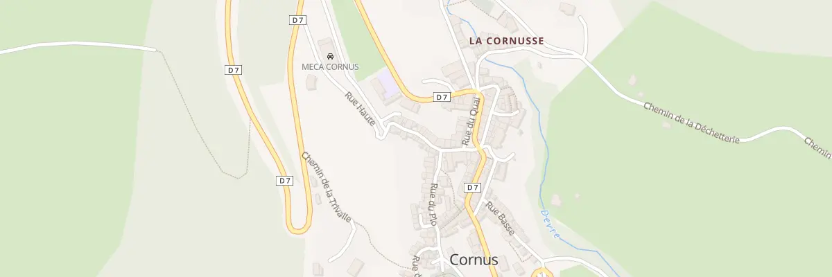 Plan du 5058A Rue Haute à Cornus