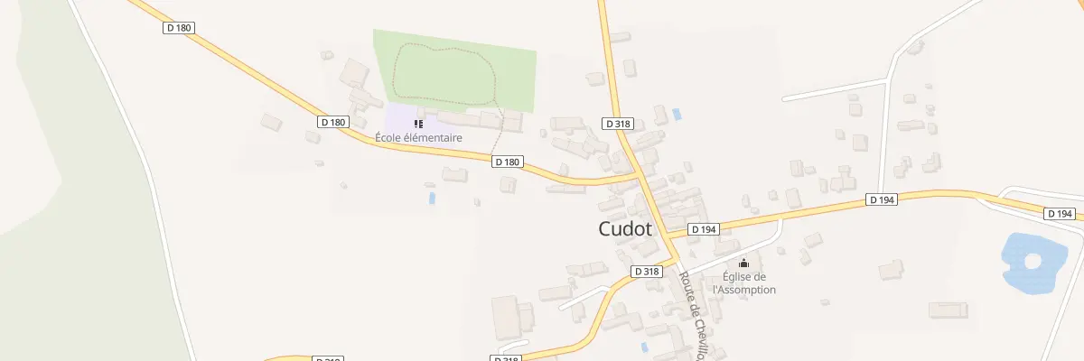 Plan du 7 Rue du Château à Cudot