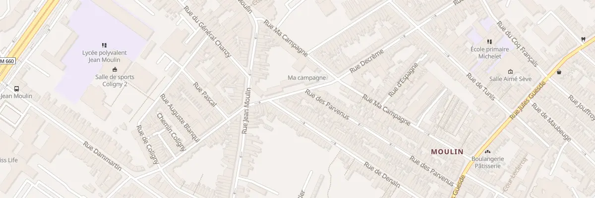 Plan du 18 Rue Decrême à Roubaix