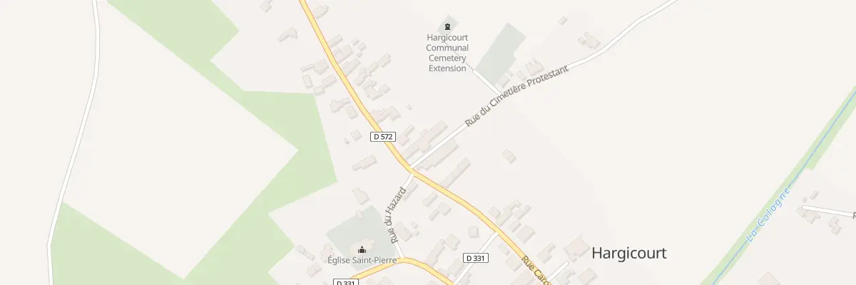 Plan du 2 Rue du Moulin à Hargicourt