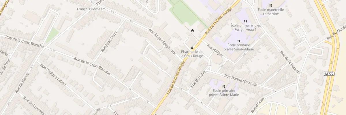 Plan du 3 Rue Roger Speybrock à Tourcoing