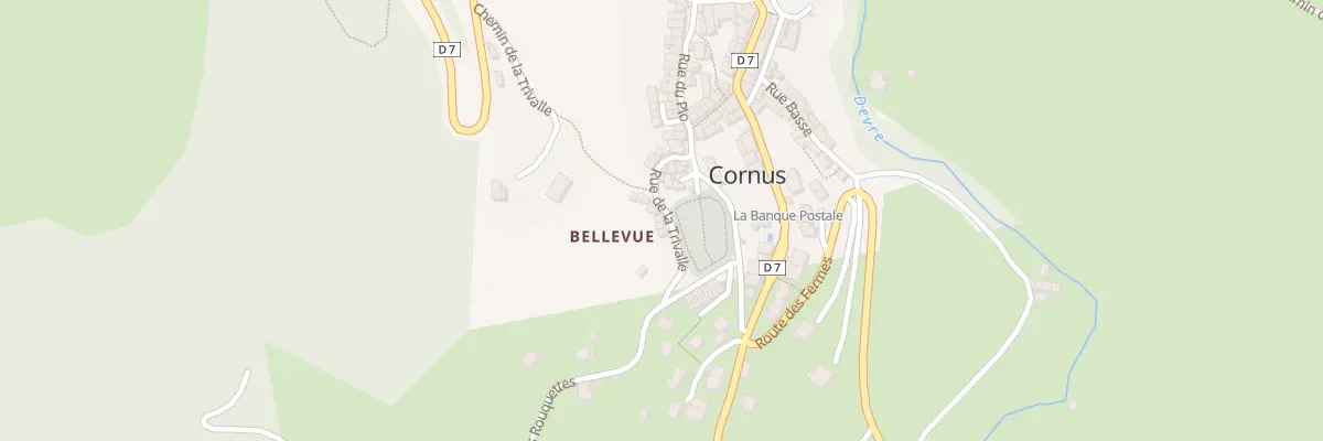 Plan du 5081 Bellevue à Cornus