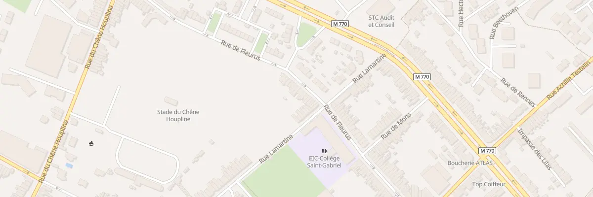 Plan du 136 Rue de Fleurus à Tourcoing