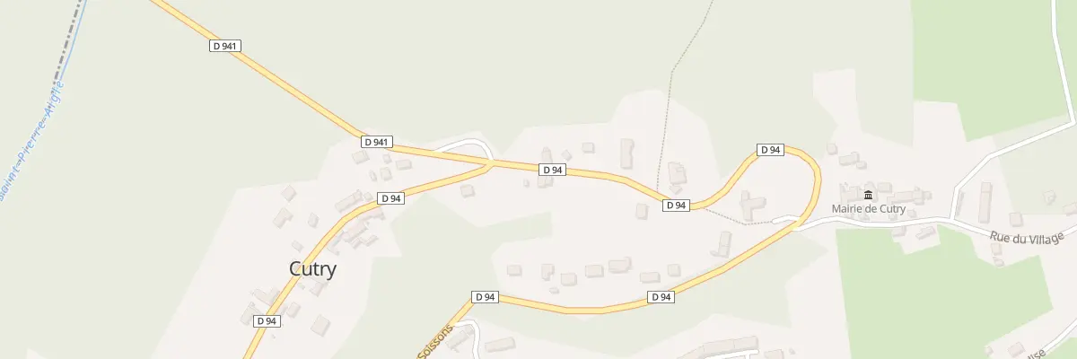 Plan du 2 Rte de Soissons à Cutry
