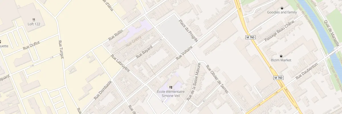 Plan du 125 Rue Voltaire à Roubaix