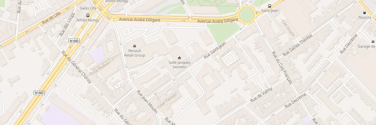 Plan du 51 Rue Saint-Jean à Roubaix