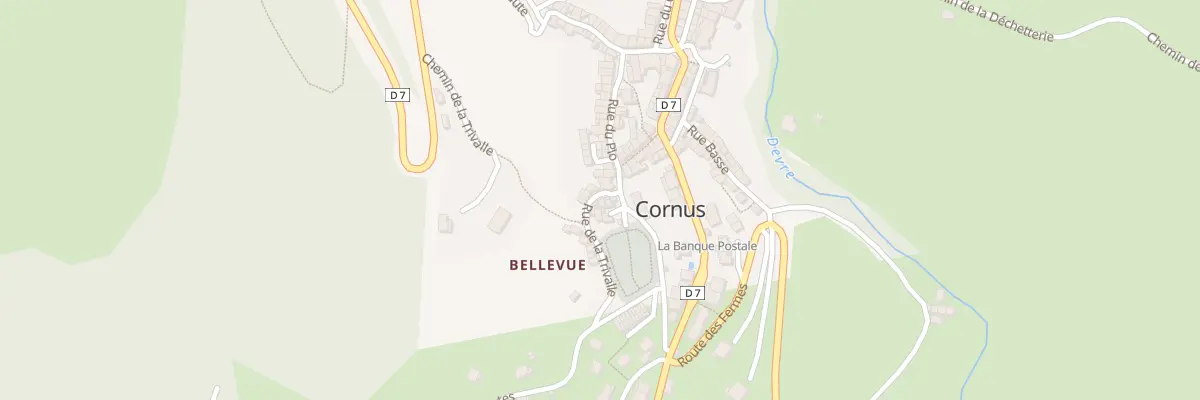 Plan du 5084 Rue Trivalle à Cornus