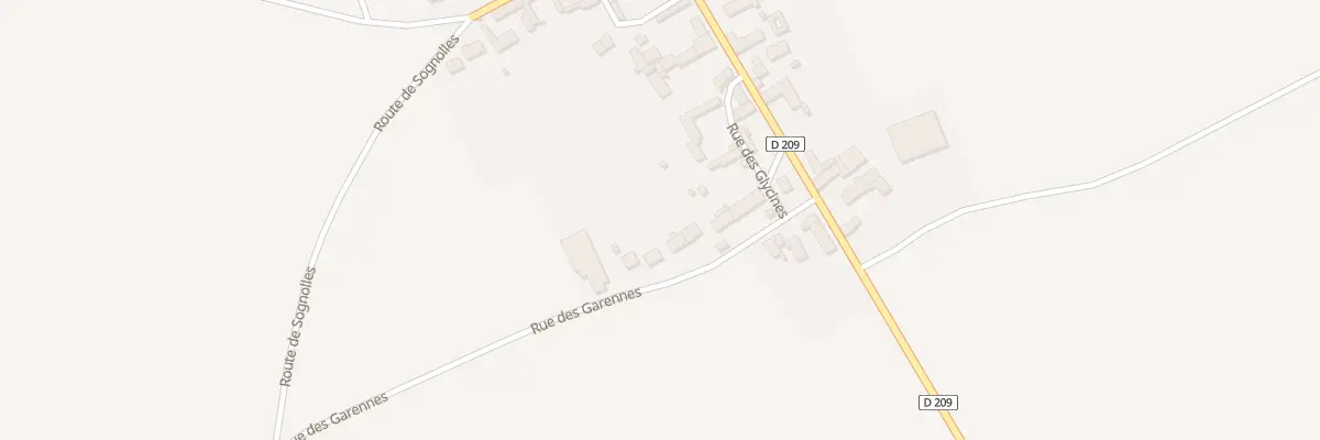Plan du 6 Rue des Garennes à Lizines
