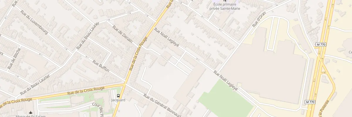 Plan du 208 Rue de la Croix Rouge à Tourcoing