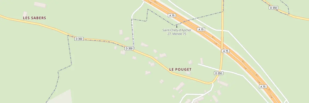 Plan du 6052 Le Pouget à Anglards-de-Saint-Flour