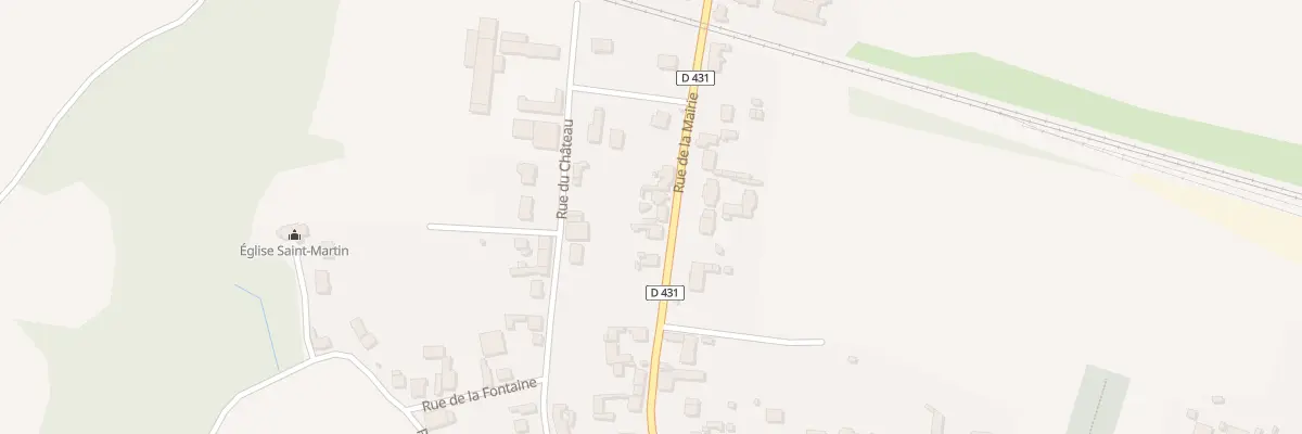 Plan du 15 Rue de la Mairie à Annois