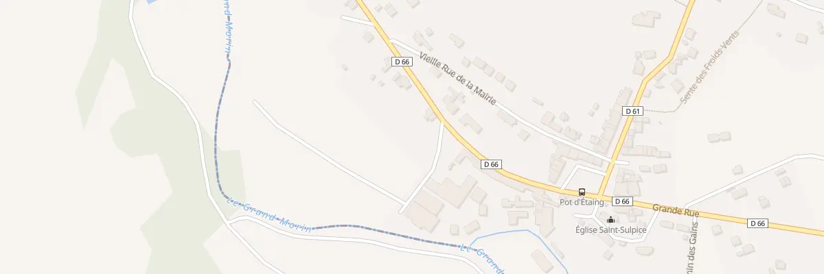 Plan du 19 Grande Rue à Chauffry